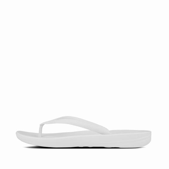 FitFlop Dámská Sandály S Odděleným Palcem Bílé - IQUSHION Ergonomic CZ-176920